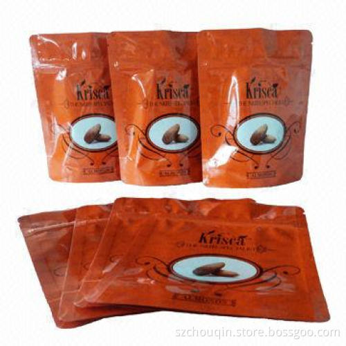 Grocery Plastic/Poly/Food/Nut/Snack Packing Bag/Pouch, Reclosable Zipper